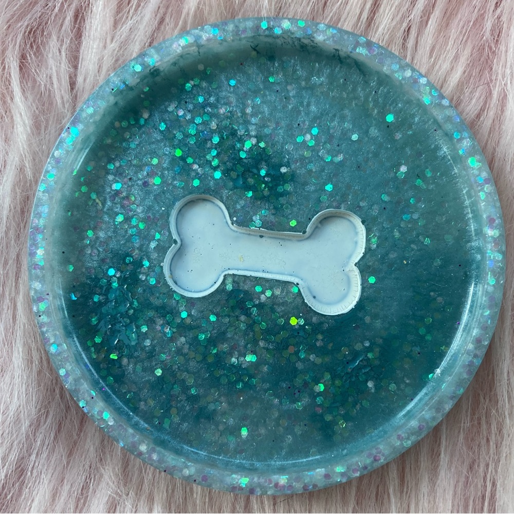Epoxy Resin Dog Bone Trinket Tray